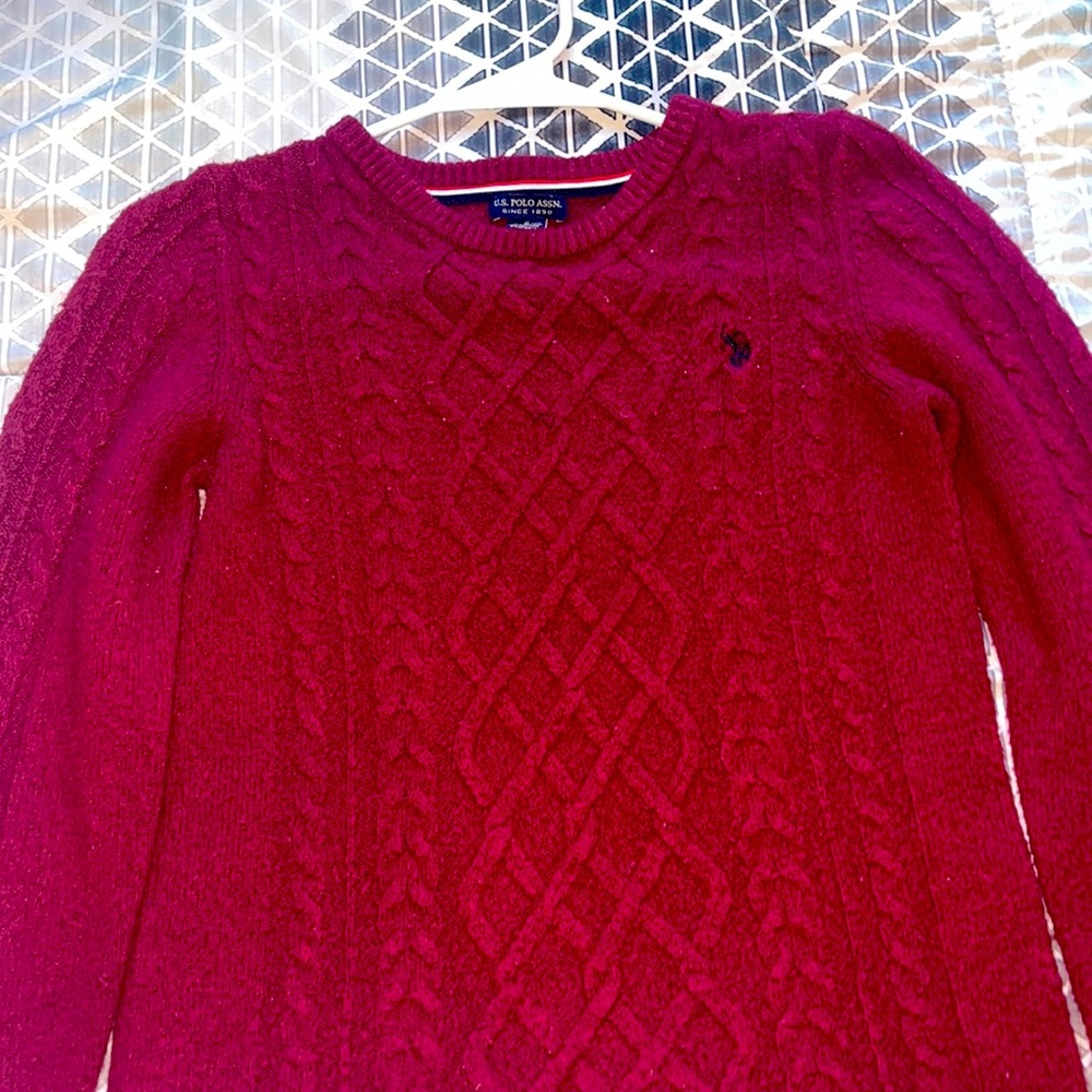 Burgundy sweater